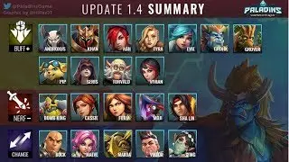 Paladins: обзор обновлений 1.4 &mdash; новое событие/игровой режим и хранилище скинов!
