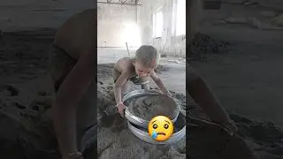 Child work  Smart work #shortsfeed #construction #work #children