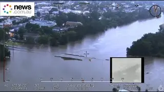 Incredible footage shows extent of NSW flooding
