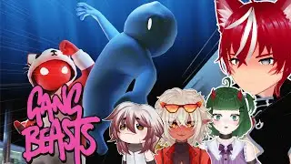 DIA DE PORRADARIA EM GANG BEASTS!! Feat Nahime, Belial e Kiiyo