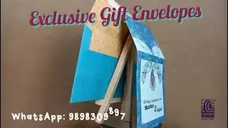 EXCLUSIVE GIFT ENVELOPES (METAL LETTERS)