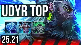 UDYR vs JAX (TOP) | 71% winrate | KR Master | 25.21
