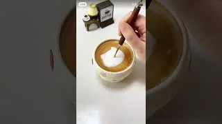 How to Make Hello Kitty Latte Art with Milk Foam | Cute & Creative Coffee Tutorial #sanrio