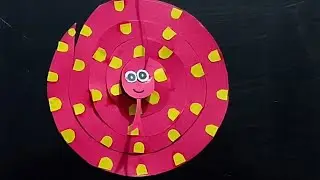 How to make snake 🐍with craft paper how to make snake with paper, how to make snake with paper easy,