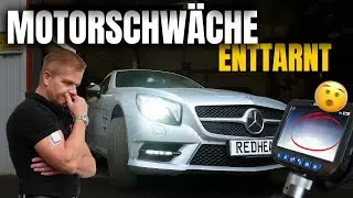 Versteckter Zylinderschaden bei Endoskopie entdeckt 🫨 - Mercedes SL500 | Redhead Zylinderkopftechnik