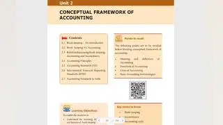 TN STATE BOARD 11th ACCOUNTANCY - UNIT 2 - CONCEPTUAL FRAMEWORK OF ACCOUNTING CONTENTS IN TAMIL