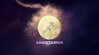 Sagittarius Zodiac Sign Icon Animation | Sagittarius Zodiac Sign Particles Reveal | Siddam Bharat