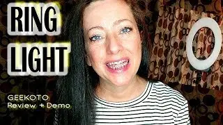 GEEKOTO RING LIGHT REVIEW + DEMO (PROMO CODE EXPIRED)
