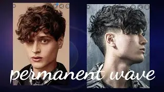 Permanent wave for male  ( perth salon )