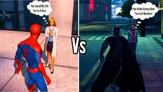 The Amazing Spider-Man 2 Vs The Batman Dark Knight Rises || Android Games Comparison