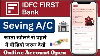 idfc first bank account opening online 2026 | idfc first bank zero balance account new update