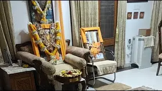 HH Gopal Krishna Goswami gurumaharaj Room Darshan at Iskcon temple Delhi