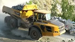 Надежная машина Volvo A35F сочлененный самосвал