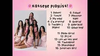2026 Katseye playlist!!💋