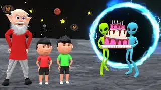 Sabu Ka Happy Birthday | Desi comedy video | pagal beta | BaBa wala | cartoon | Alien Cake Prank