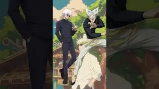 مقارنة غوجو و غارو  Gojo VS Garou🤯 #انمي #goku #anime #مقارنه