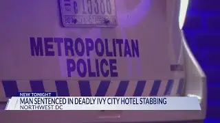 Man sentenced to 40 years for Ivy City Hotel stabbing death