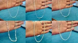 Latest Silver Chain Designs With Weight And Price || new boys silver chain designs with price