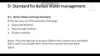 Ballast water management convention / Ballast water Treatment/ Meo class4 /safety
