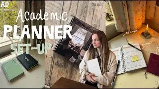 Setting up my Academic Planner 2026 + flick-through!