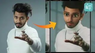 Cartoon Character face Edit - Photo Editing Tutorial - B612