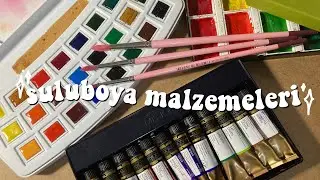 Sulu Boya Yapmak İçin Gereken Tüm Malzemeler | Suluboya101 #1