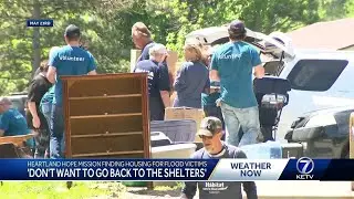 'Don't want to go back to the shelters': Heartland Hope Mission finding housing for flood victims