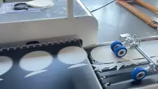 High Speed Rotary Die Cutting Machine for Coffee Filter Paper  Full Operation