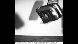 High-Speed Recording Camera System: Mobile phone fall test