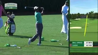 Tiger Woods Practice Range Session 2019 Master&rsquo;s