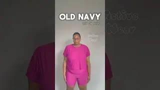 Old Navy Activewear Haul 2025 | Cute & Affordable Plus Size Gym Fits! #weightlossjourney #shorts