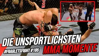 Die unsportlichsten Aktionen beim MMA❓ #FragLetsFight #185