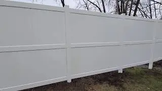 Weatherables Augusta 8 x 8 Vinyl Privacy Fence Installation - Littlestown, PA Fencing Company DREAM