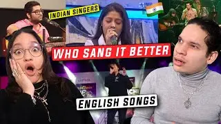 THESE ARE AMAZING! Waleska & Efra react to Indian singers singing English songs pt 2