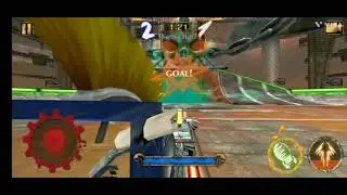 Playing rocket car ball 