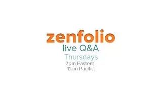 Zenfolio Live March 30th 2017 | Zenfolio