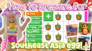 How to Prepare for the New SOUTHEAST ASIA EGG in Adopt Me! |Its Cxco Twins