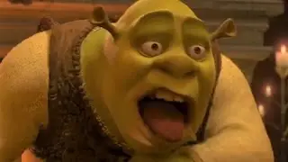 Shrek 2 but every time someone blinks it gets faster