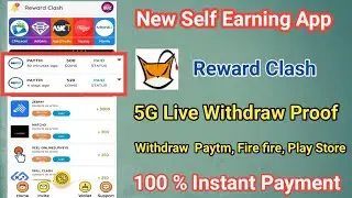 Live Withdraw proof || Instant Payment Reward Clash || Aji Earning Tricks || 5G Future Payment Proof