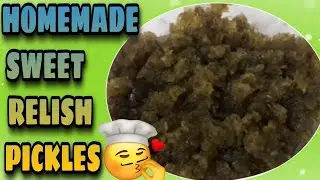 HOW TO MAKE SIMPLE SWEET PICKLE RELISH/FROM MY HOMEMADE PICKLE CUCUMBER