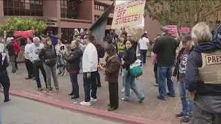 San Diego protest turns tense after ICE shooting in Minneapolis