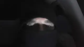 Explorando el cañón de noche 