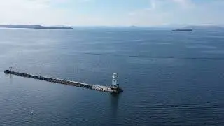 Autumn in VT: Burlington, Vermont: Burlington Waterfront 2- Stunning 4K Video Drone Flyover