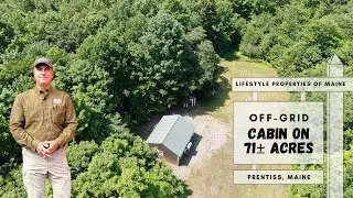 SOLD Off-Grid Cabin on 71± Acres | Maine Real Estate