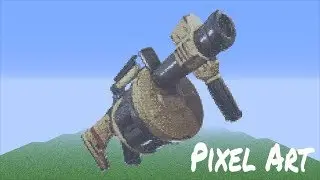 Minecraft ► FORTNITE : Grenade Launchers ║ Pixel Art ║ Time Lapse ║ 6729 Blocks ║ HD 1080p