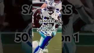 ⚡ Ex-Eagle Miles Sanders ENGINEERS Near 50-Yard Run vs Philly! 🏈🔥
