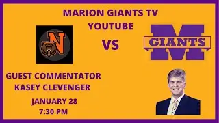 Marion Giants vs Fort Wayne Northrop   Saturday, Jan. 28 2023 7:30PM