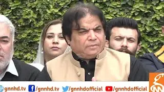 LIVE | PMLN Leader Hanif Abbasi Media Talk | GNN