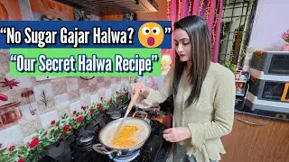 Daily Vlog | Gajar Ka Halwa Without Sugar Secret 😍 | Family Time & Breakfast Routine