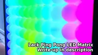 Lack Ping Pong LED Matrix